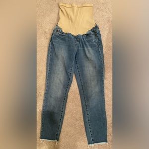Articles of Society, Maternity ankle length jean, medium wash, Size 28